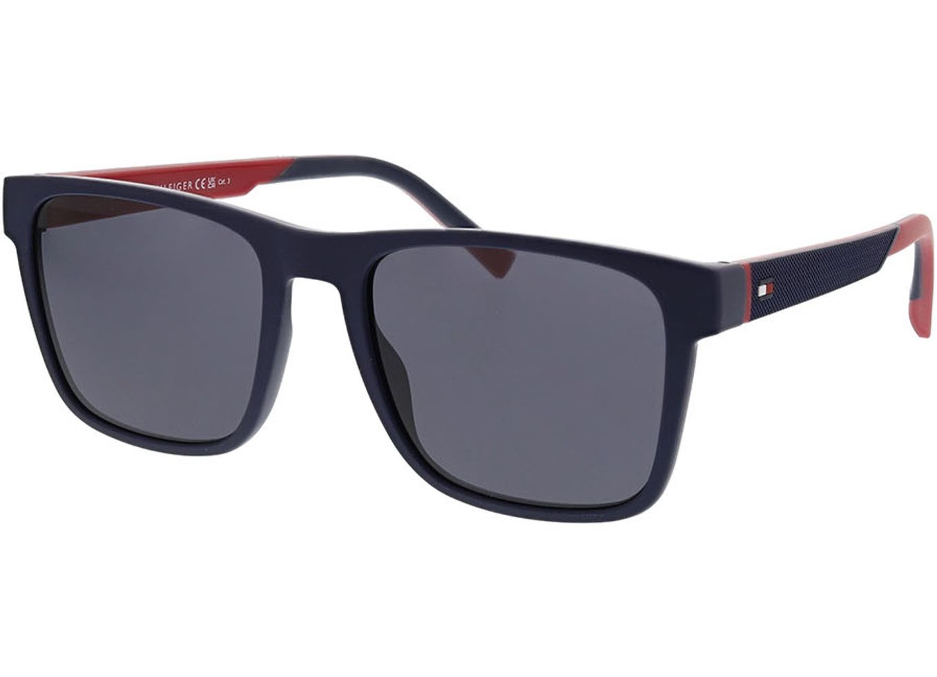 Tommy Hilfiger TH 2144/S 8RU 55-19 Sonnenbrille mit Sehstärke erhältlich, Herren, Vollrand, Rechteckig