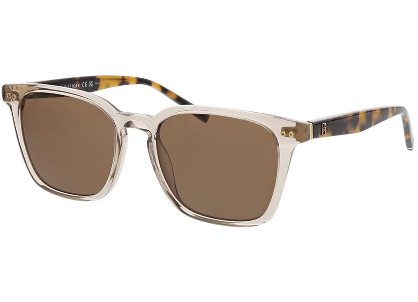 Tommy Hilfiger TH 2158/S 10A 52-18 Sonnenbrille mit Sehstärke erhältlich, Damen, Vollrand, Rechteckig