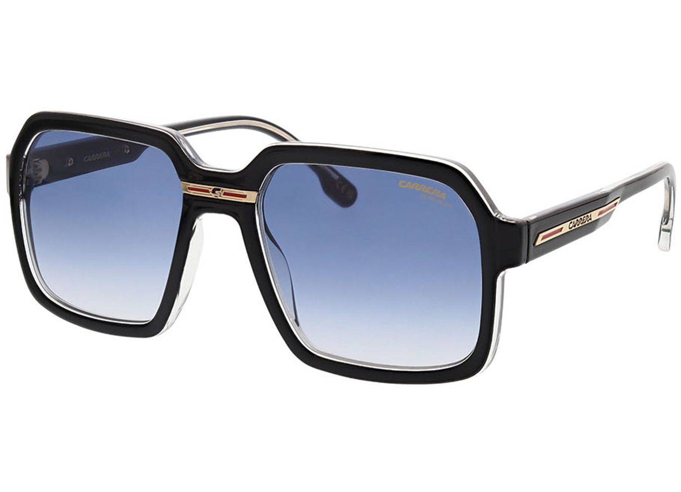 Carrera VICTORY C 08/S 7C5 56-19 Sonnenbrille mit Sehstärke erhältlich, Herren, Vollrand, Eckig