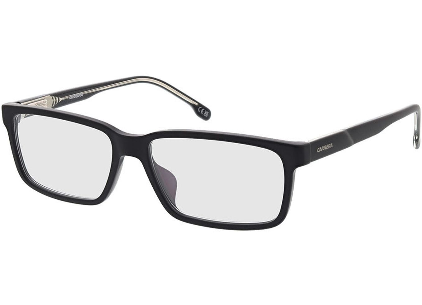 Carrera C FLEX 07/G 807 56-16 Brillengestell inkl. Gläser, Herren, Vollrand, Rechteckig