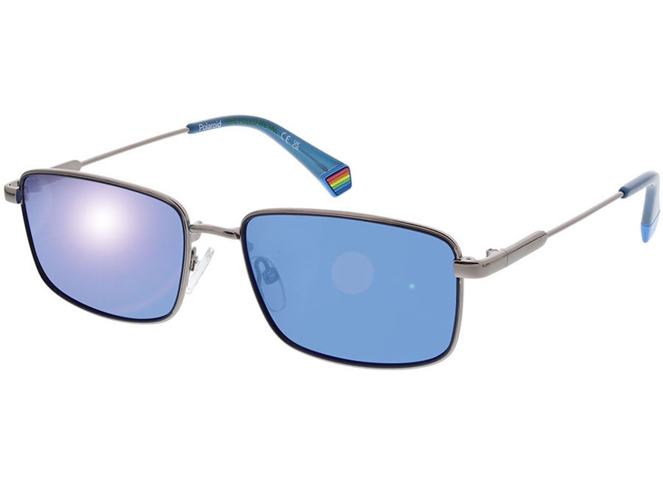 Polaroid PLD 6227/S/X V84 56-17 Sonnenbrille ohne Sehstärke, Damen/Herren, Vollrand, Rechteckig