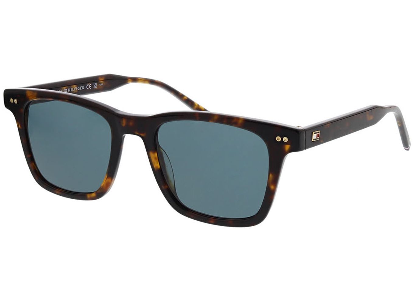 Tommy Hilfiger TH 2127/S 086 51-20 Sonnenbrille mit Sehstärke erhältlich, Herren, Vollrand, Rechteckig