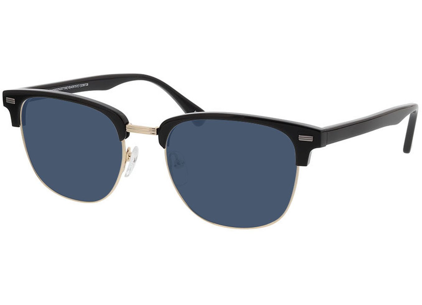 Houston - schwarz/gold Sonnenbrille mit Sehstärke, Vollrand, browline