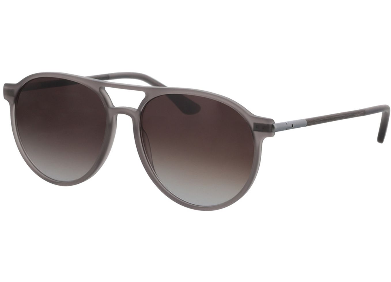 Woodfellas Sunglasses Core black oak/grey 56-16 Sonnenbrille mit Sehstärke erhältlich, Damen/Herren, Vollrand, Pilot