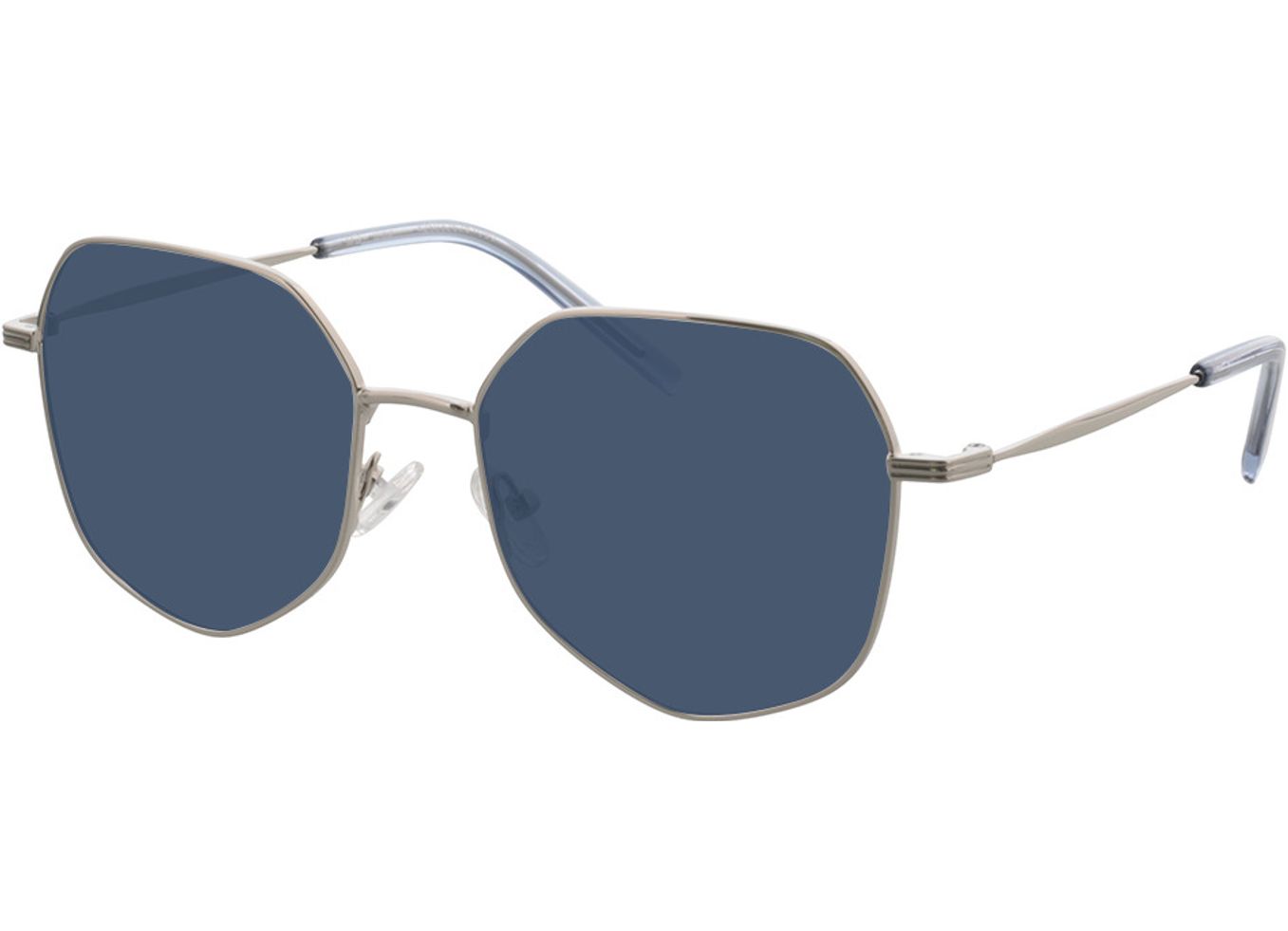 Blair - silber Sonnenbrille mit Sehstärke, Vollrand, geometric