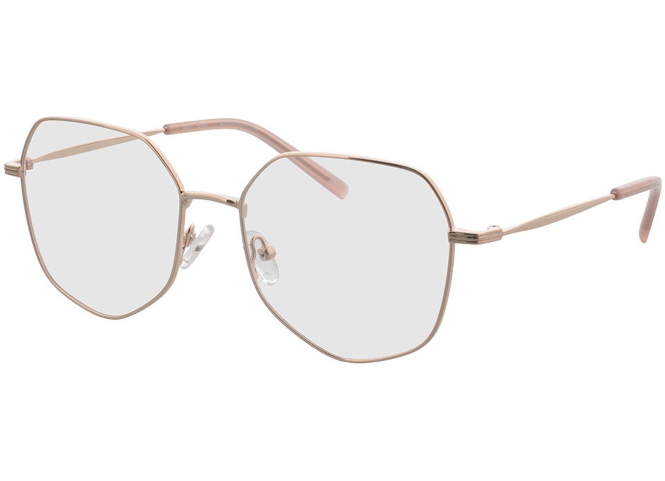 Blair - roségold Blaulichtfilter-Brille, Vollrand, geometric