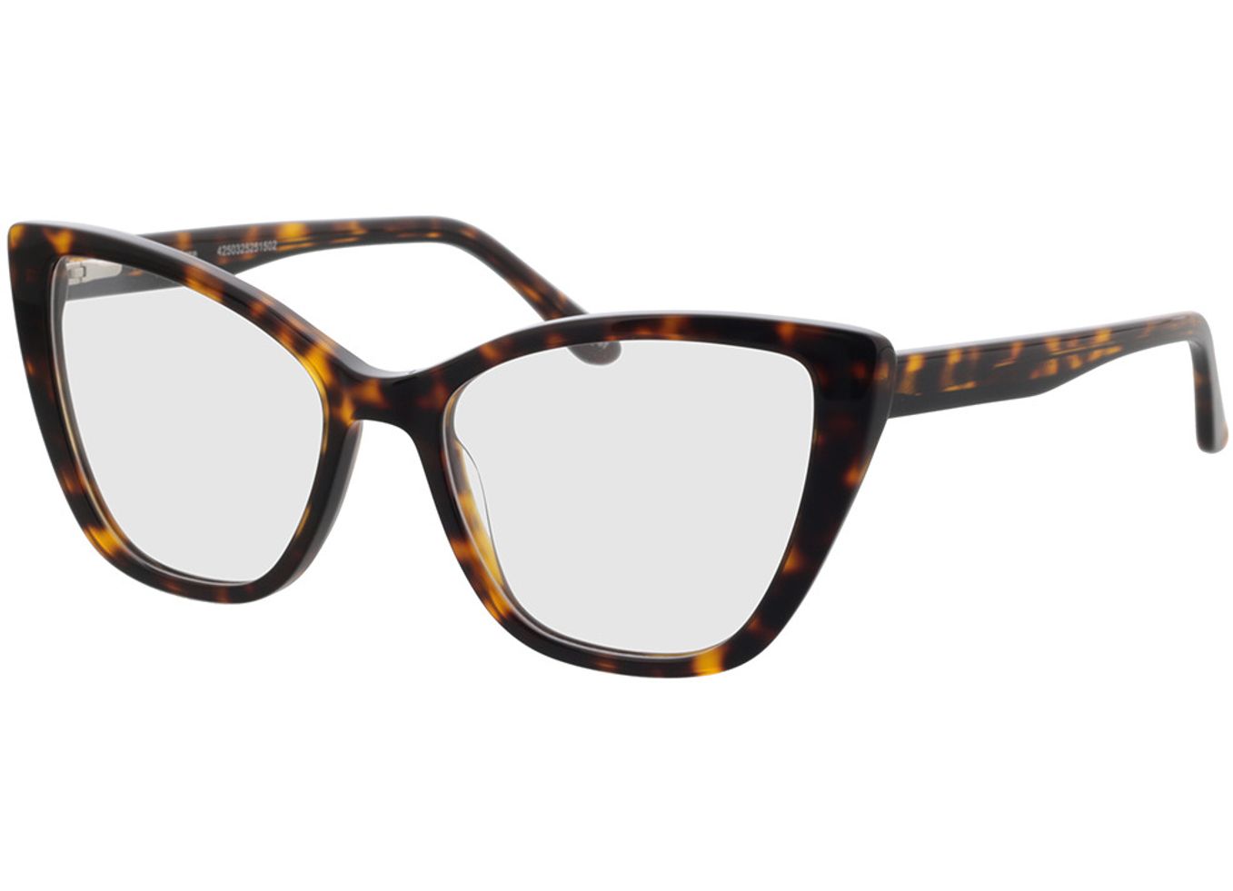 Jane - havanna Blaulichtfilter-Brille, Vollrand, Cateye