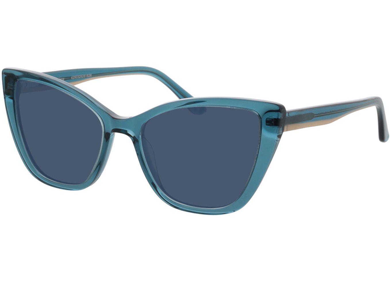 Jane - blau Sonnenbrille mit Sehstärke, Vollrand, Cateye