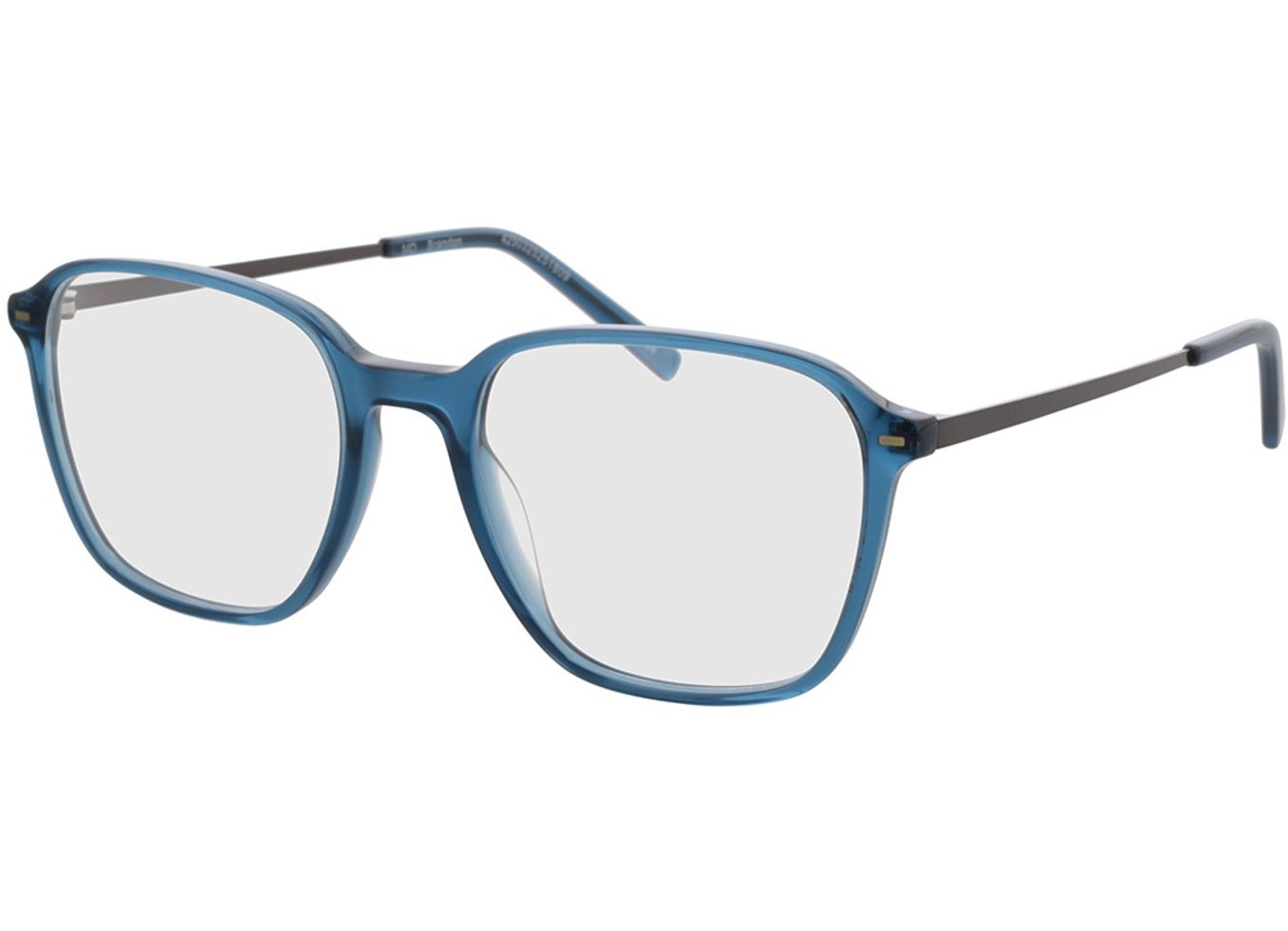 Brandon - blau/anthrazit Blaulichtfilter-Brille, Vollrand, Eckig