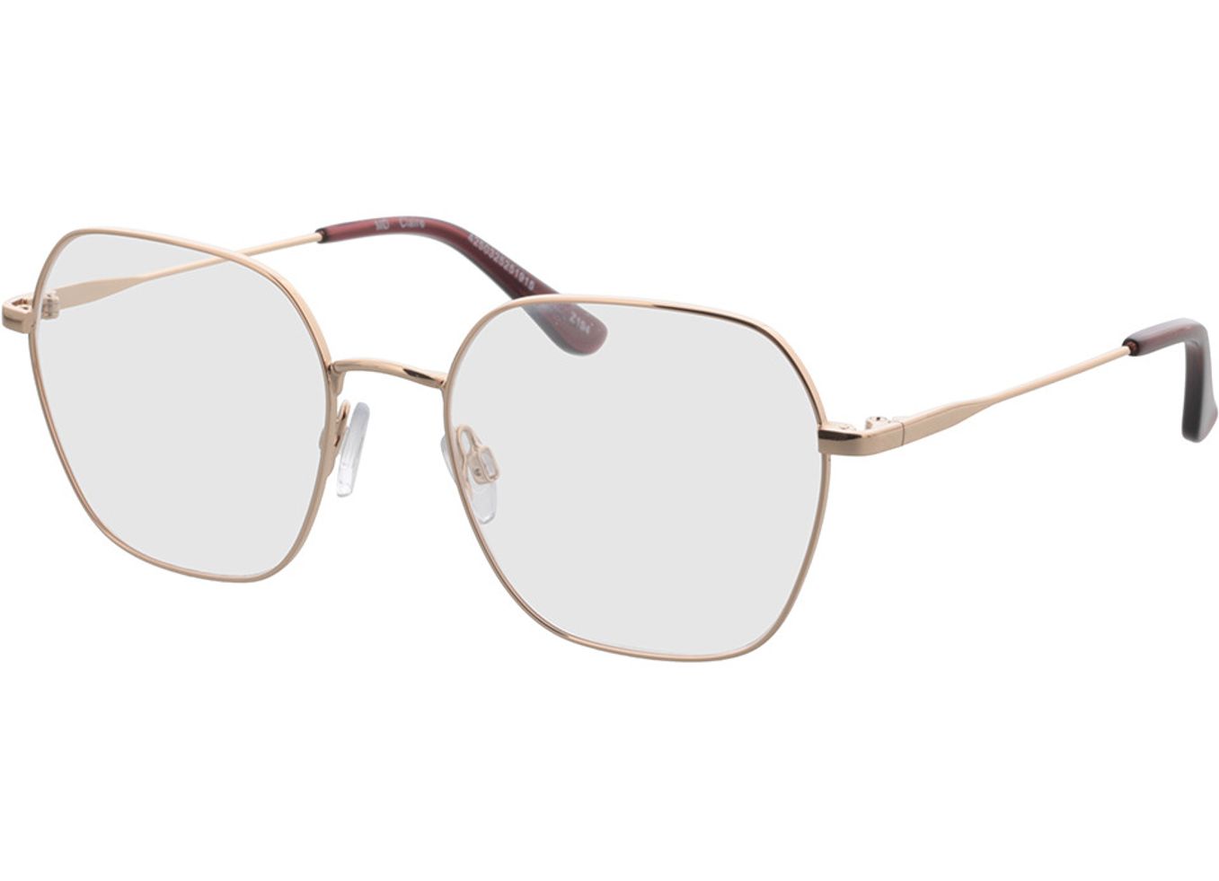 Claire - roségold Gleitsichtbrille, Vollrand, geometric