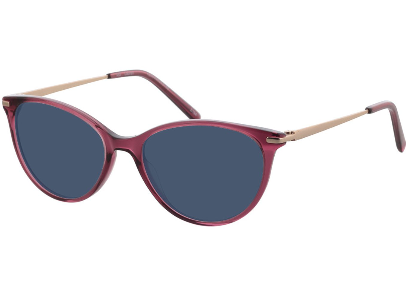 Lauren - pink/roségold Sonnenbrille mit Sehstärke, Vollrand, Cateye