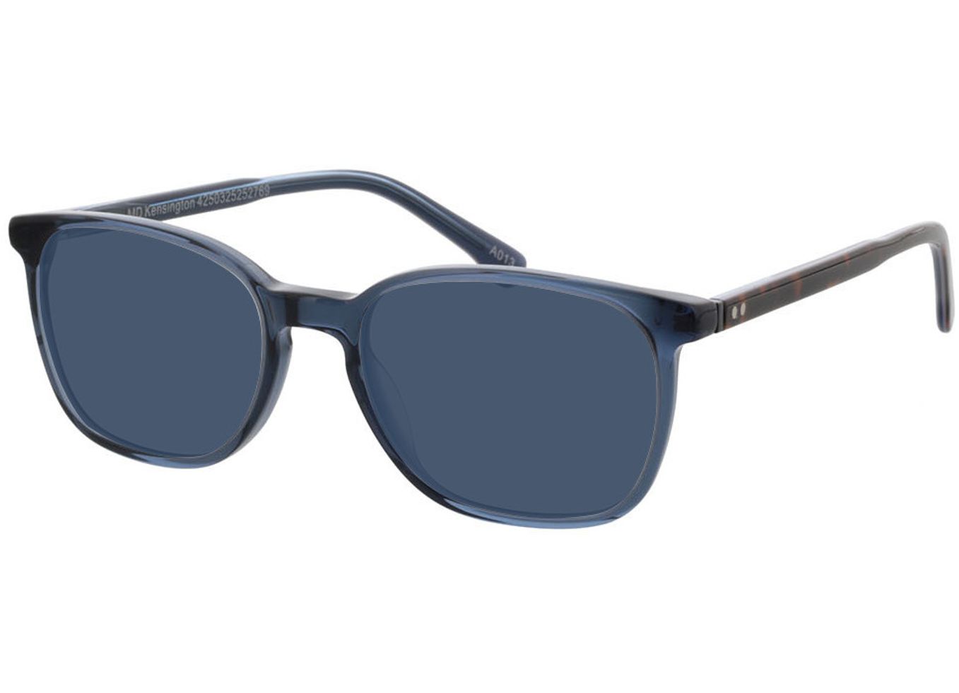 Kensington - blau Sonnenbrille ohne Sehstärke, Vollrand, Rechteckig