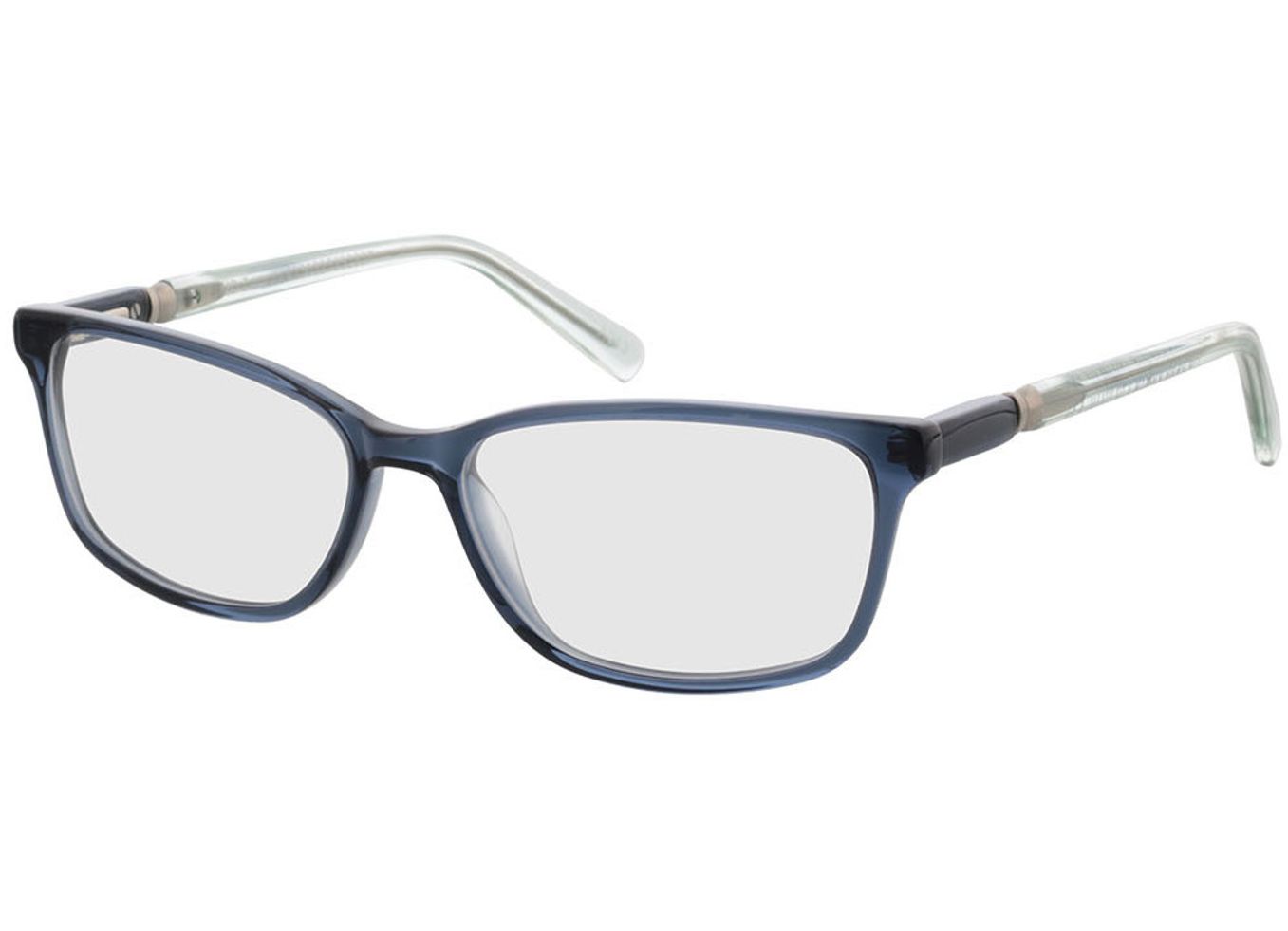 Zamora - blau/transparent Blaulichtfilter-Brille, Vollrand, Rechteckig