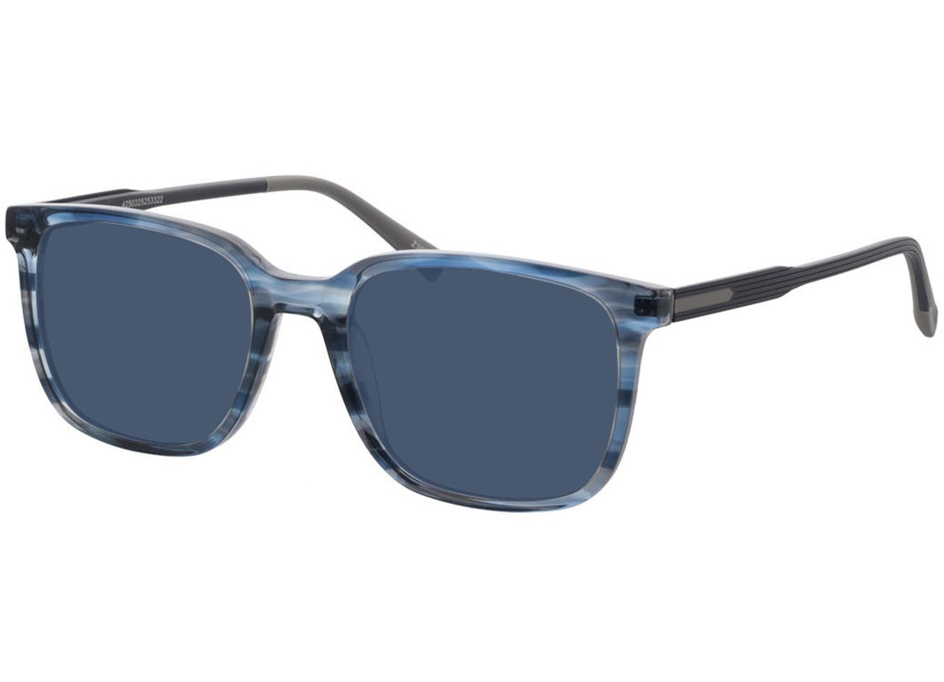 Phoenix - blau Sonnenbrille mit Sehstärke, Vollrand, Eckig