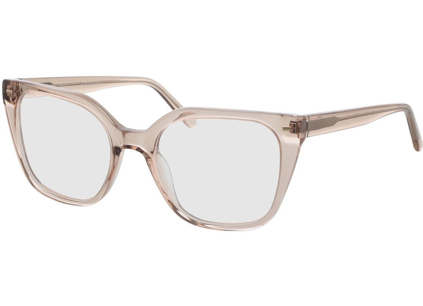 Beverly - beige Blaulichtfilter-Brille, Vollrand, Cateye