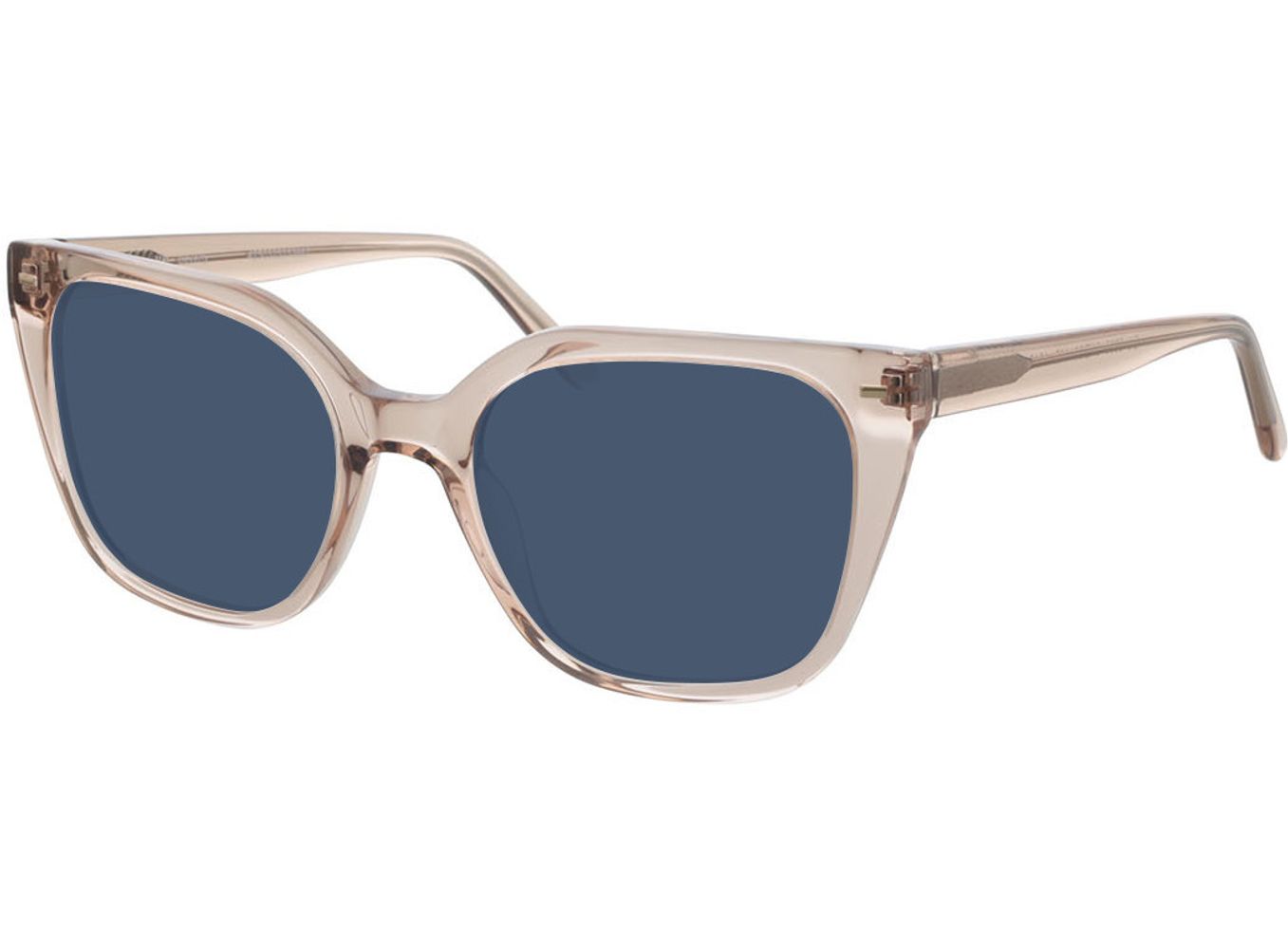 Beverly - beige Sonnenbrille ohne Sehstärke, Vollrand, Cateye