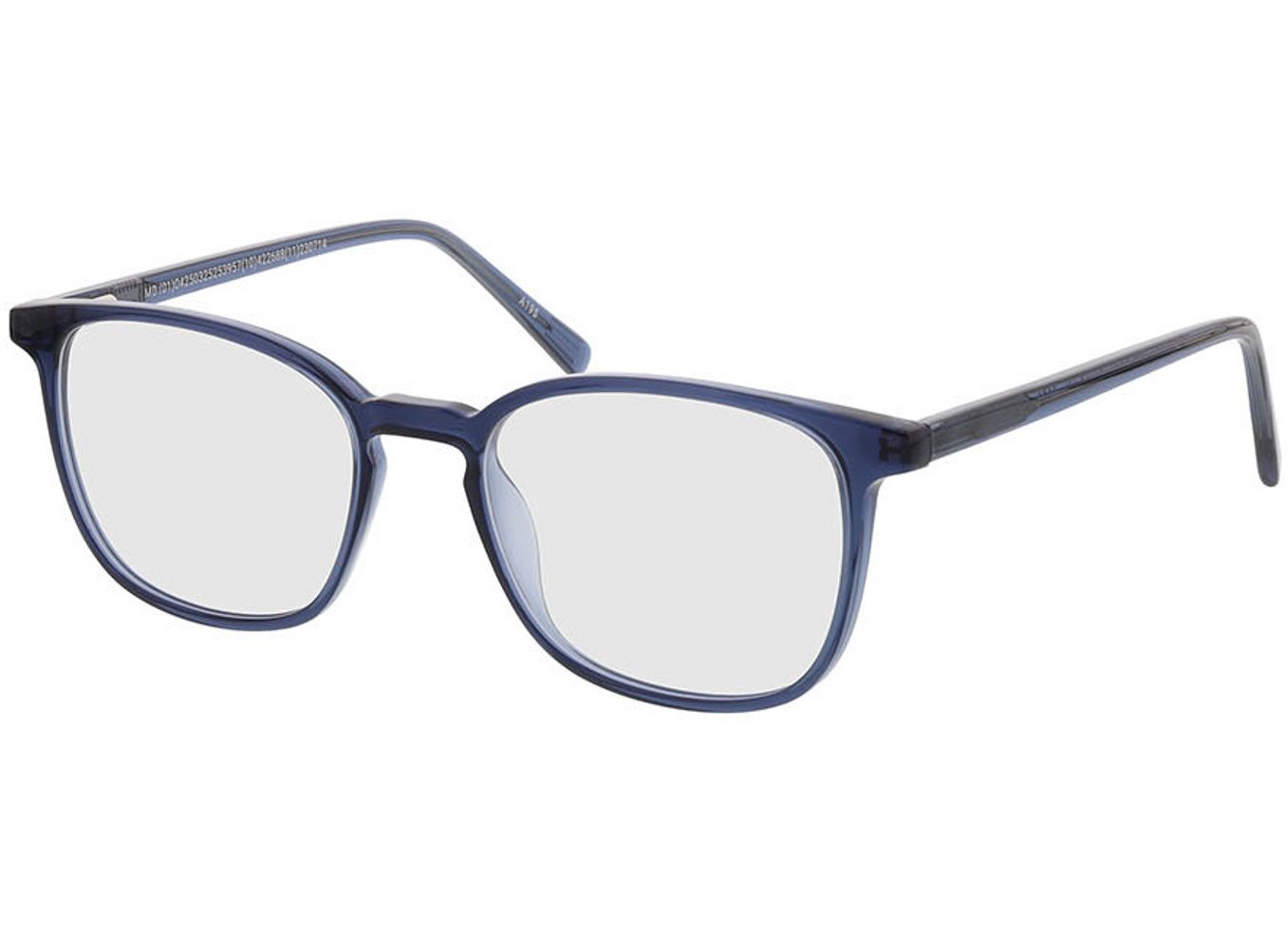 New Haven - blau Gleitsichtbrille, Vollrand, Rechteckig