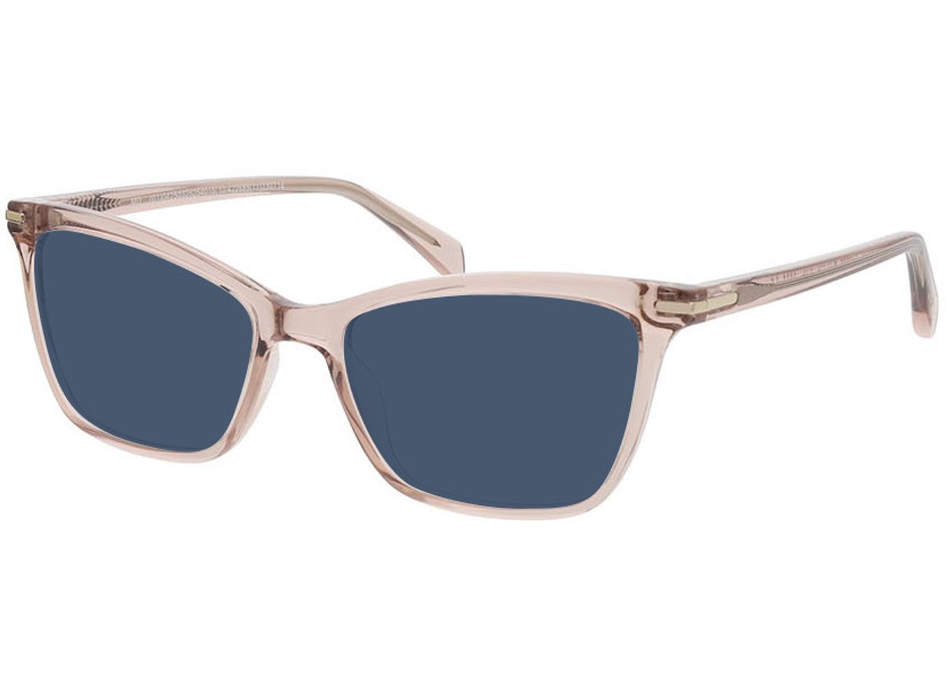 Aurora - beige Sonnenbrille ohne Sehstärke, Vollrand, Cateye