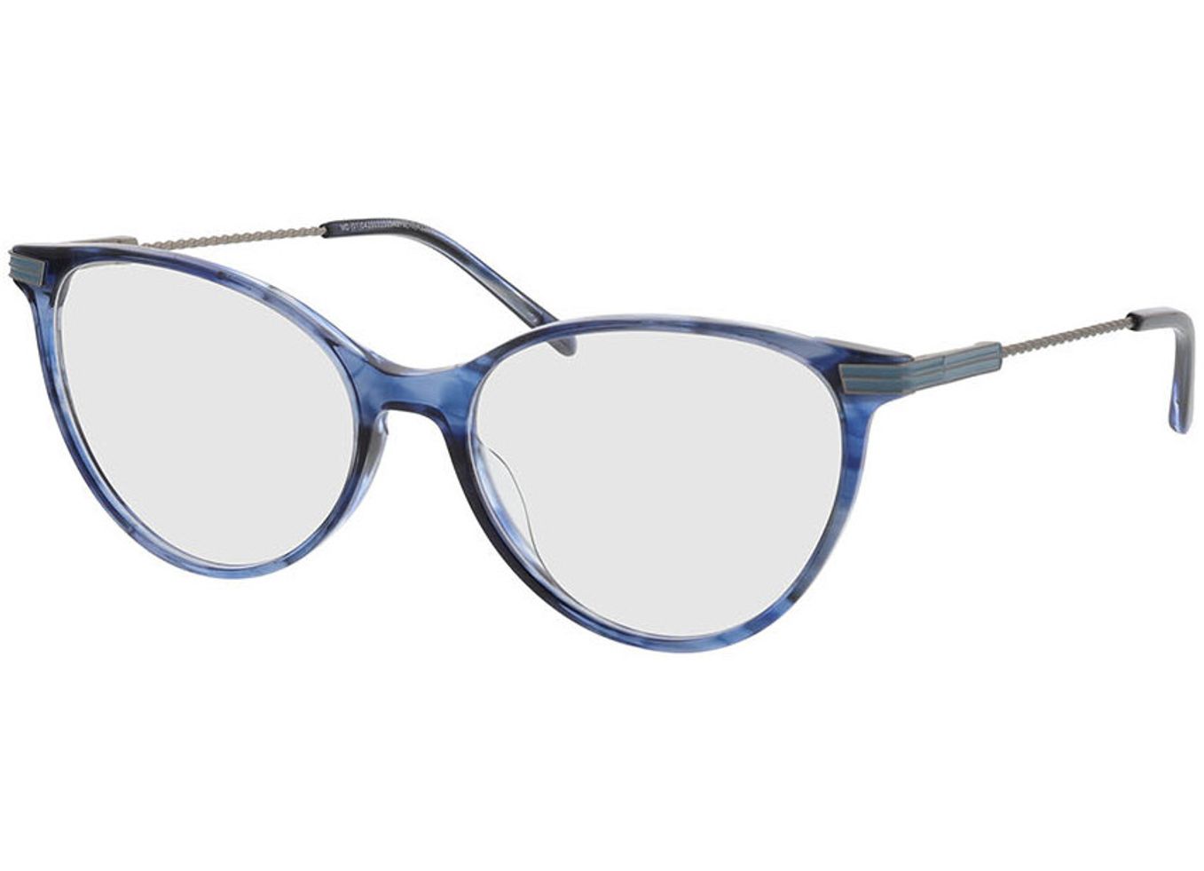 Leona - blau Gleitsichtbrille, Vollrand, Cateye