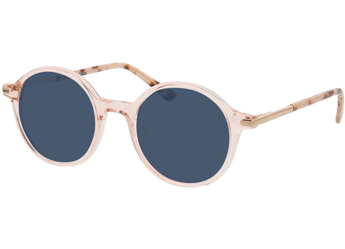 Albany - beige Sonnenbrille mit Sehstärke, Vollrand, Rund