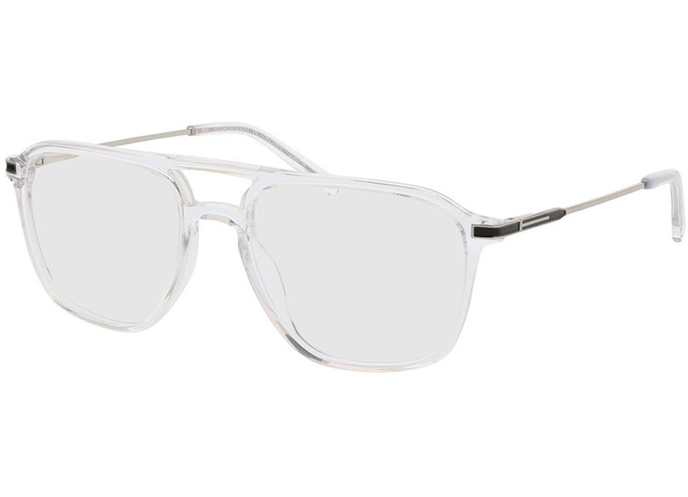 Richard - transparent Gleitsichtbrille, Vollrand, Pilot