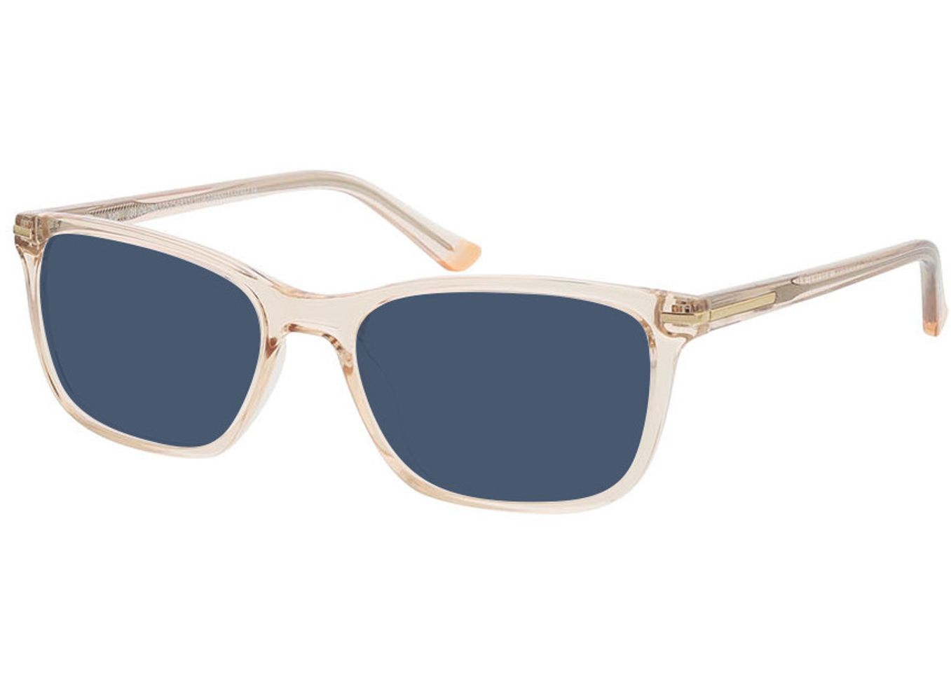 Lexington - beige Sonnenbrille mit Sehstärke, Vollrand, Rechteckig