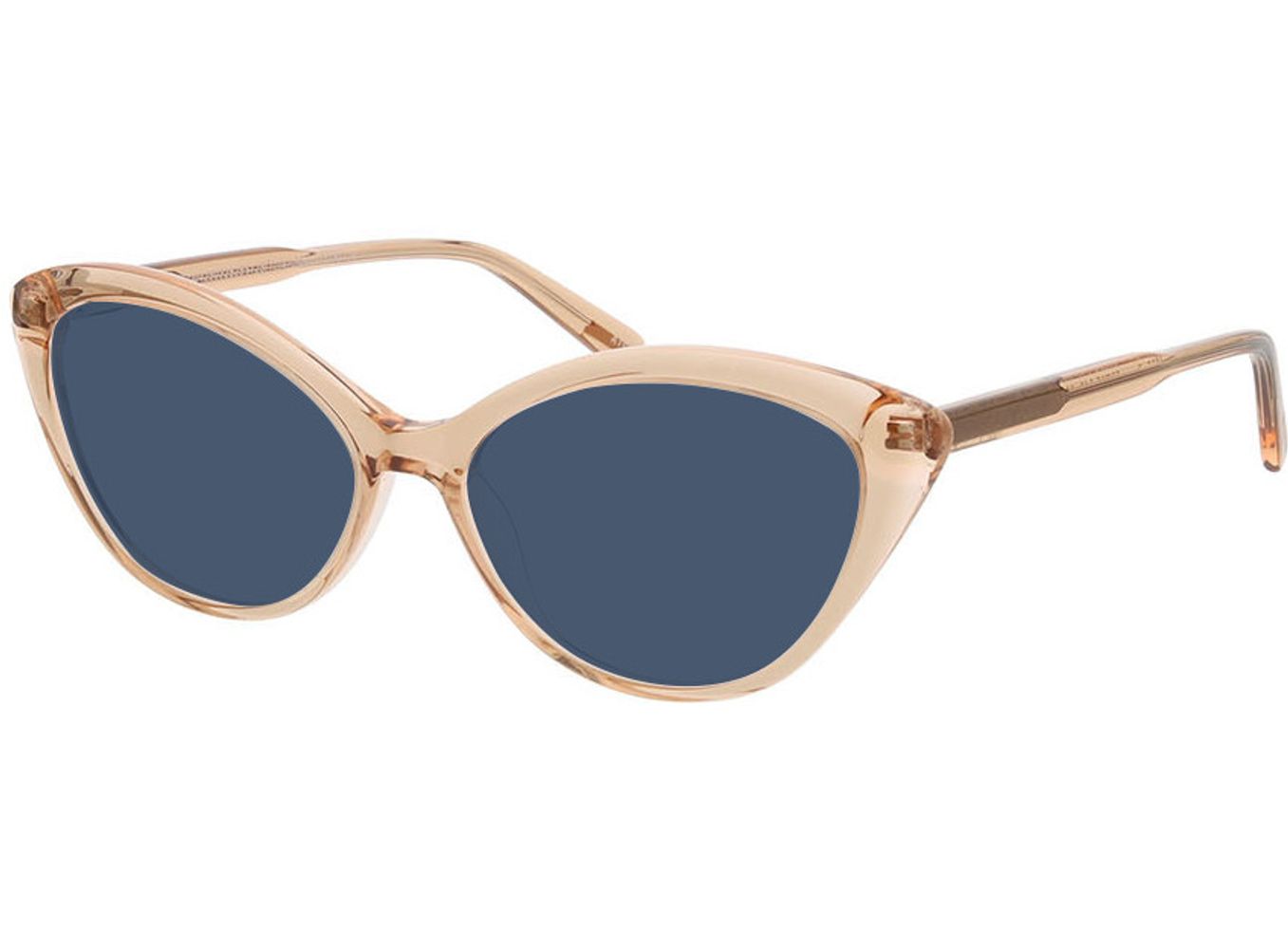 Rose - beige Sonnenbrille mit Sehstärke, Vollrand, geometric