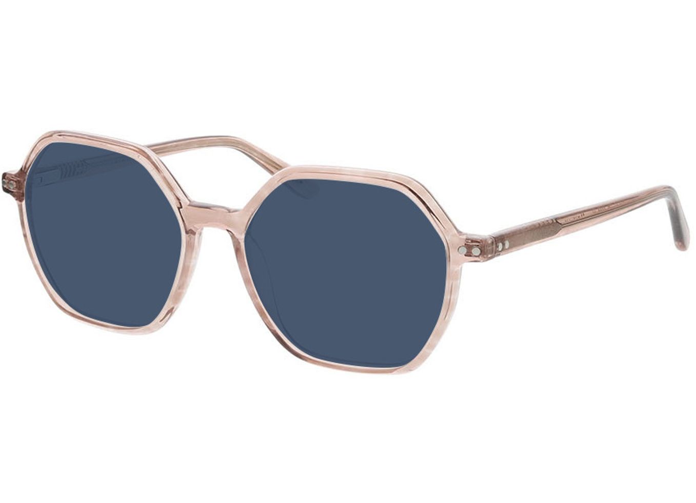 Nizza - beige meliert Sonnenbrille mit Sehstärke, Vollrand, geometric