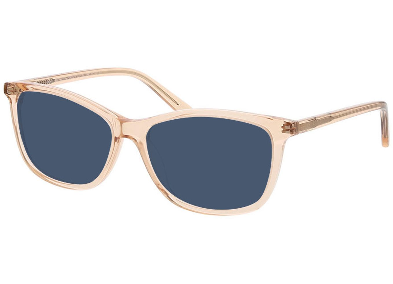 Paris - beige Sonnenbrille mit Sehstärke, Vollrand, oval