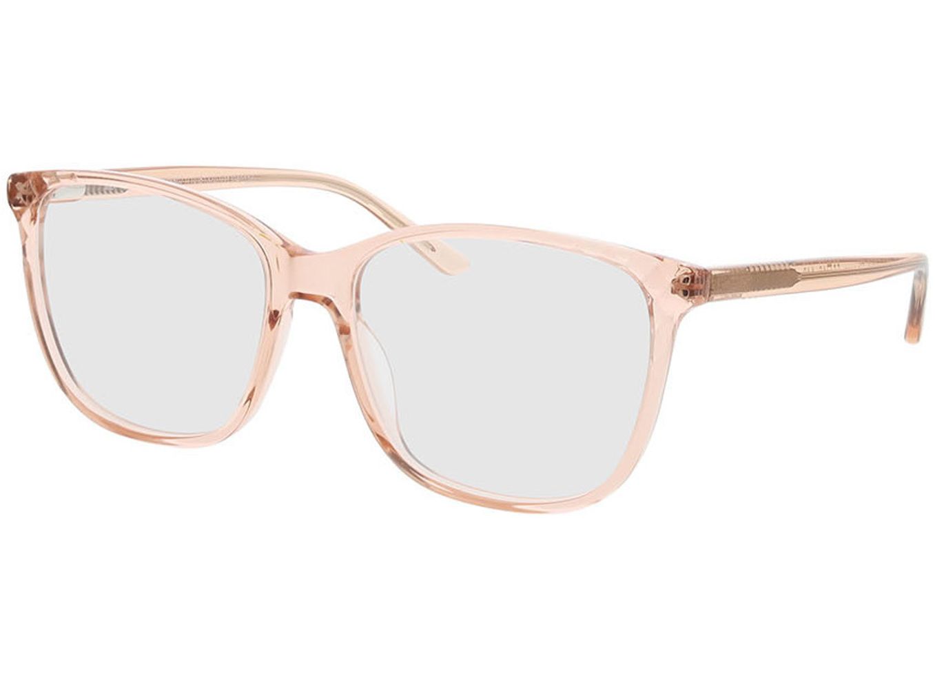 Sharon - beige transparent Gleitsichtbrille, Vollrand, Eckig