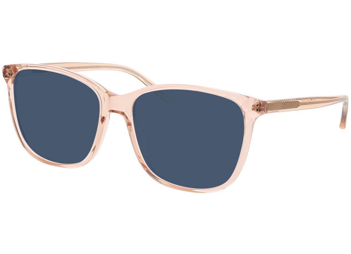 Sharon - beige transparent Sonnenbrille ohne Sehstärke, Vollrand, Eckig