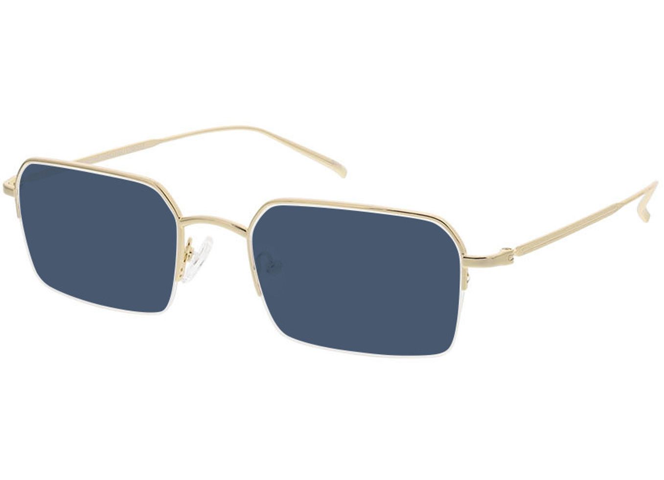 Tommy - gold Sonnenbrille ohne Sehstärke, Halbrand, Rechteckig