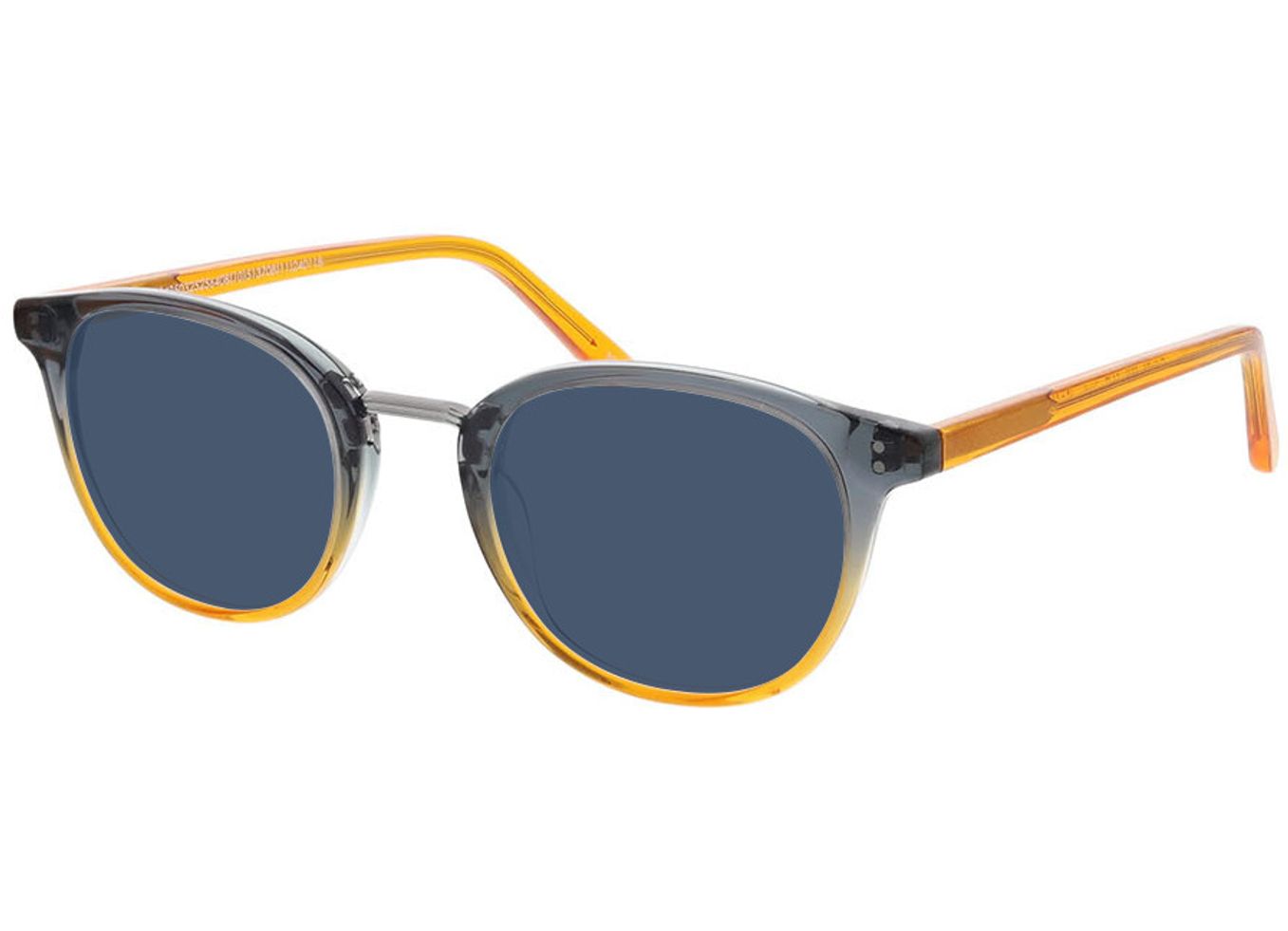 Jordy - blau orange verlauf Sonnenbrille mit Sehstärke, Vollrand, panto