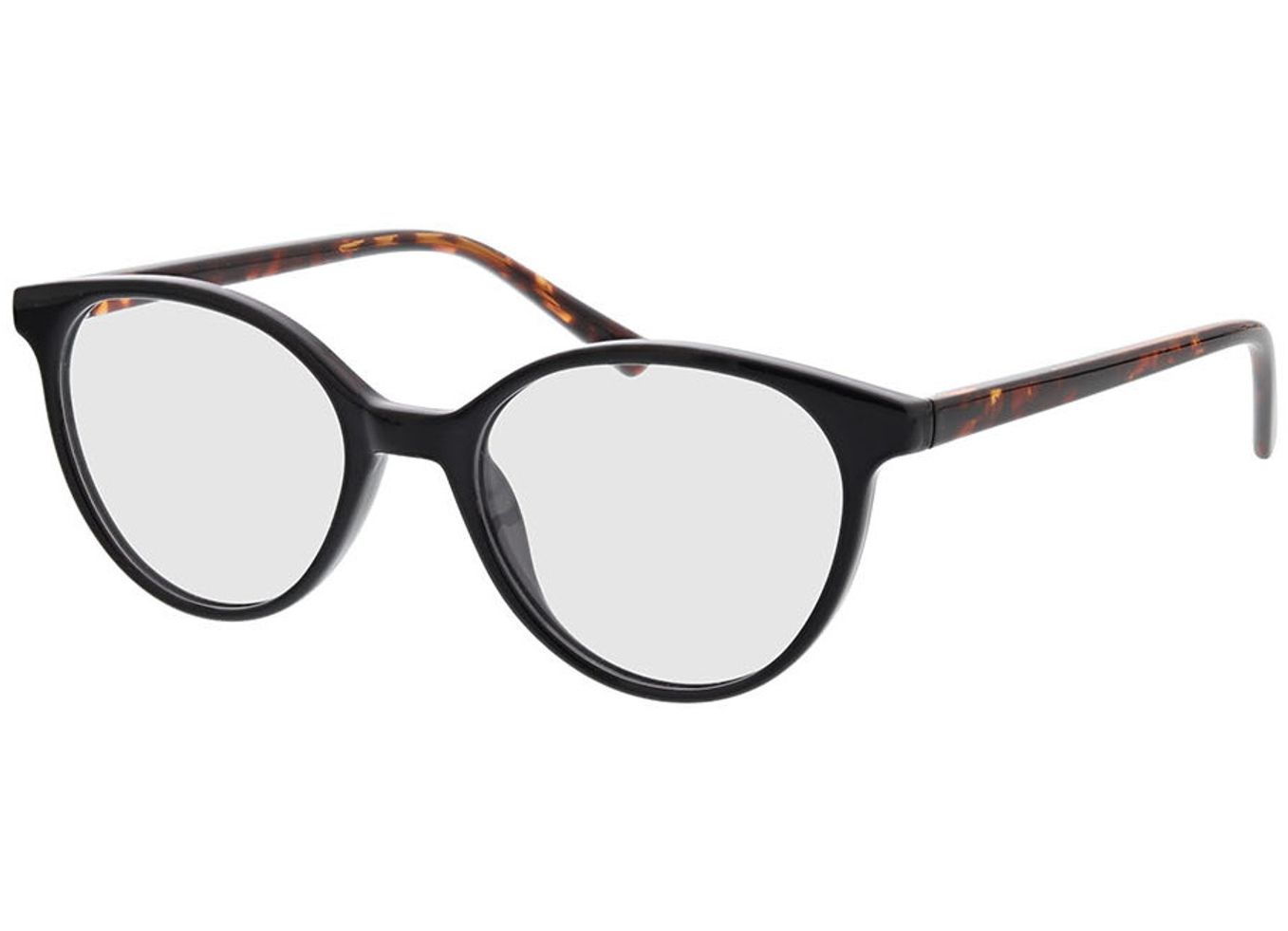 Amelie - schwarz Blaulichtfilter-Brille, Vollrand, Cateye