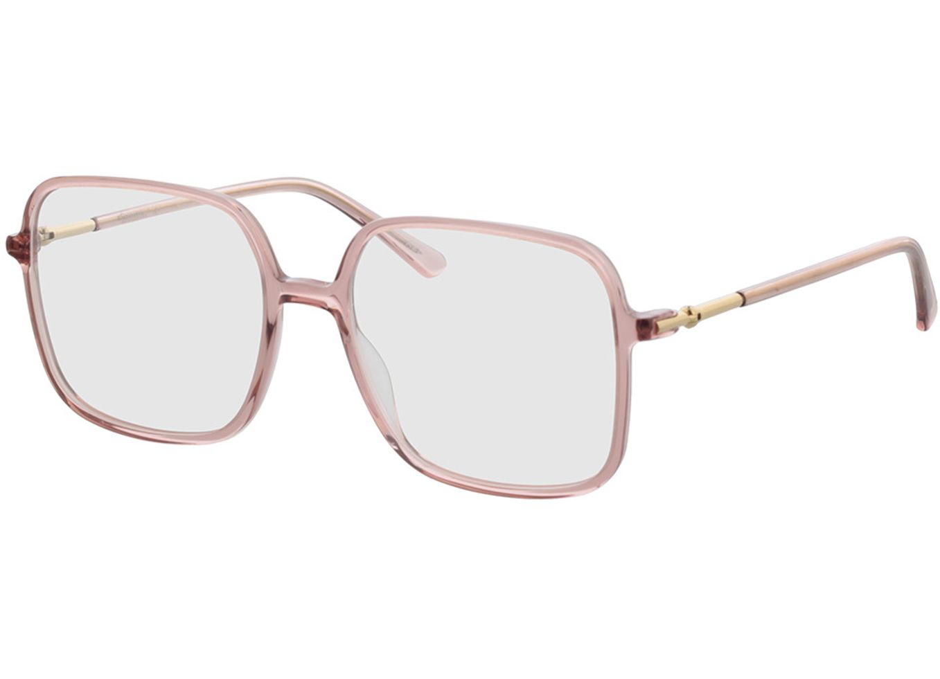 Donna - pink-transparent Arbeitsplatzbrille, Vollrand, Eckig