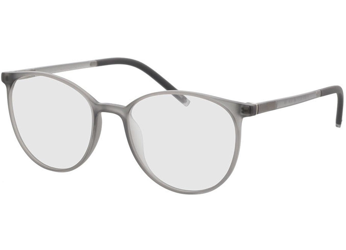 Conroe - grau transparent Gleitsichtbrille, Vollrand, panto