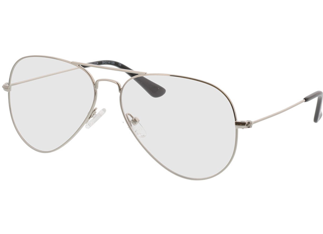 Manhattan - silber Gleitsichtbrille, Vollrand, Pilot