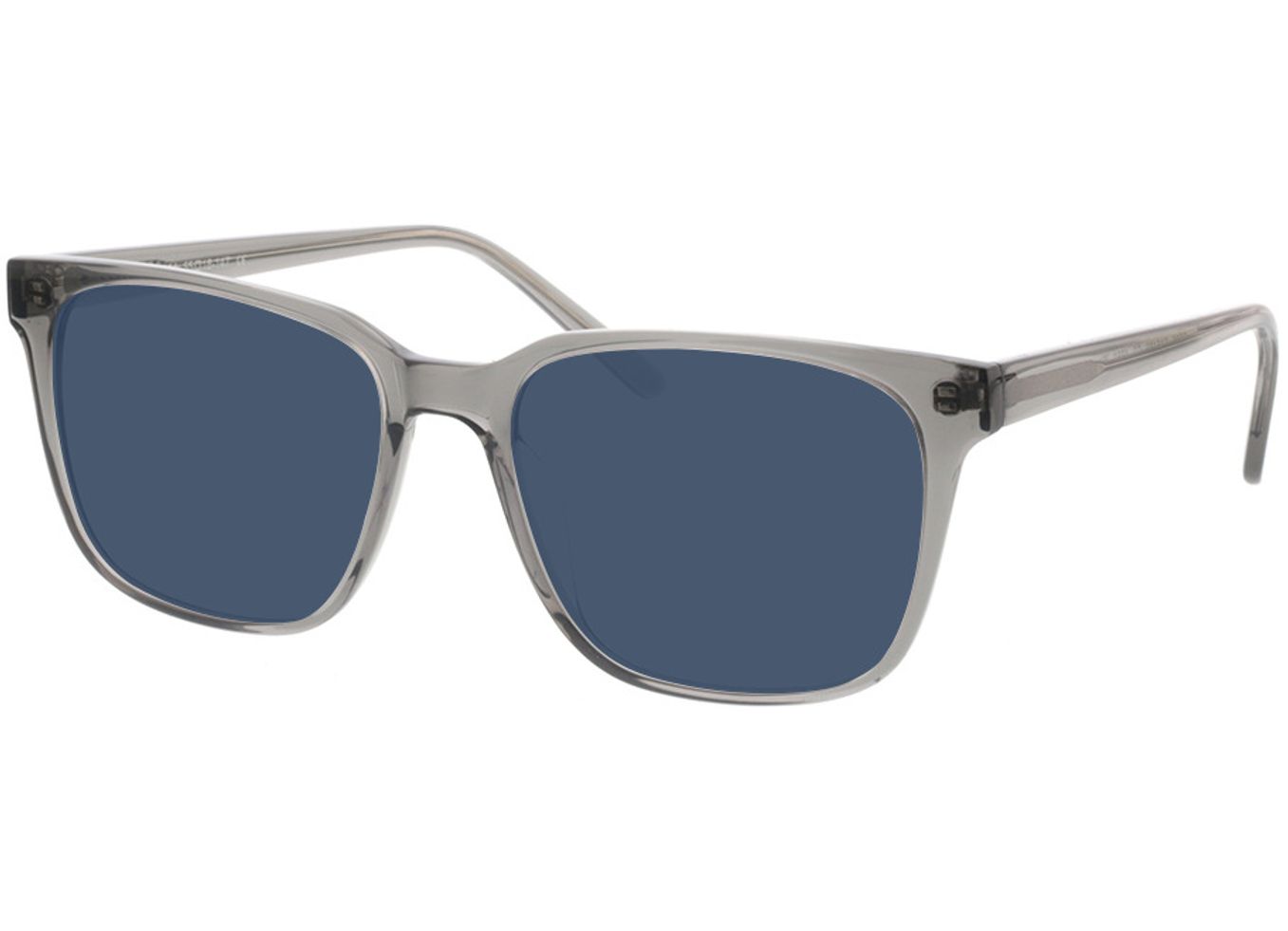 Woodstock - grau-transparent Sonnenbrille mit Sehstärke, Vollrand, Eckig