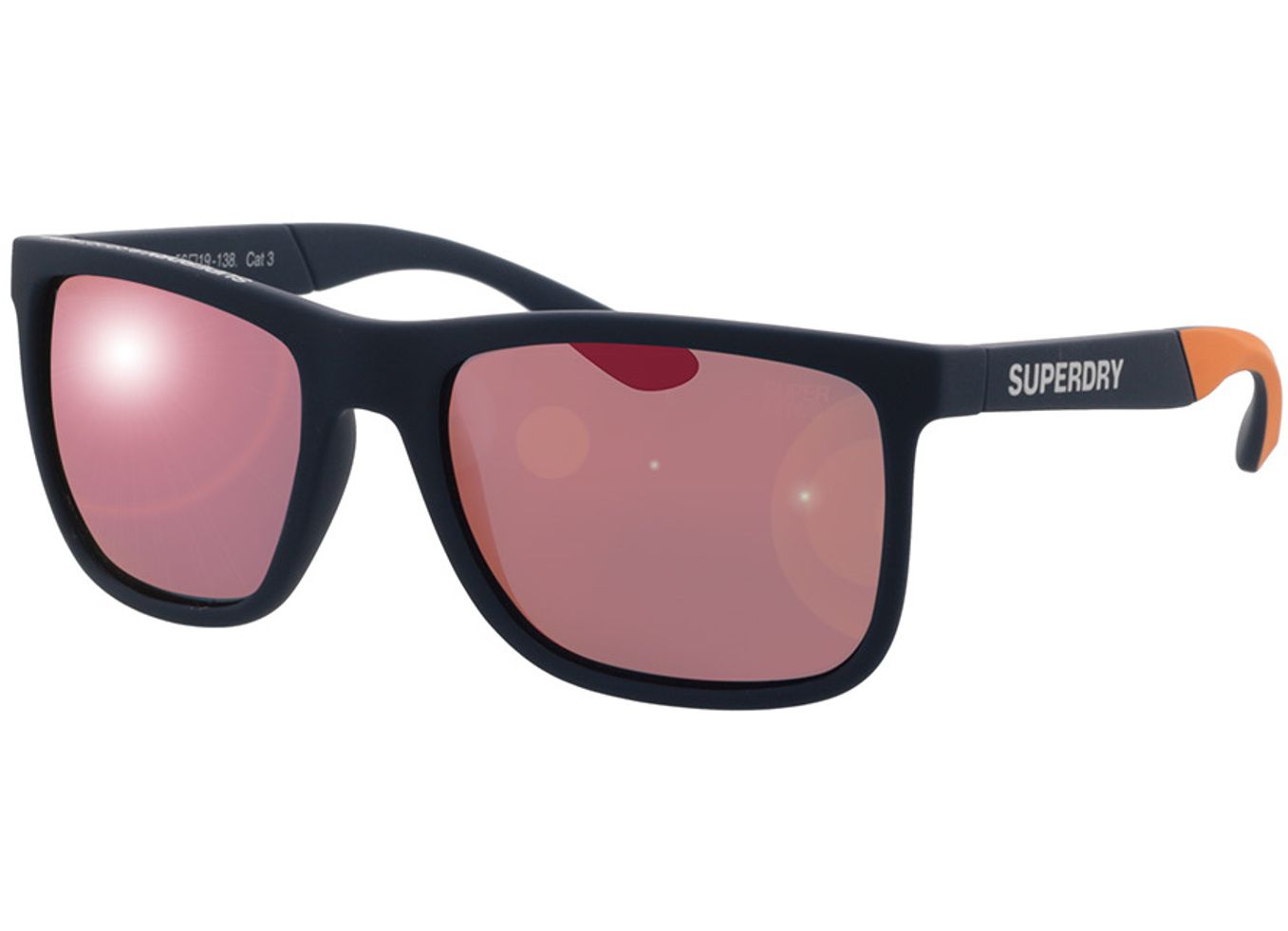 Superdry SDS Runnerx 105P 56-19 Sonnenbrille mit Sehstärke erhältlich, Herren, Vollrand, Eckig