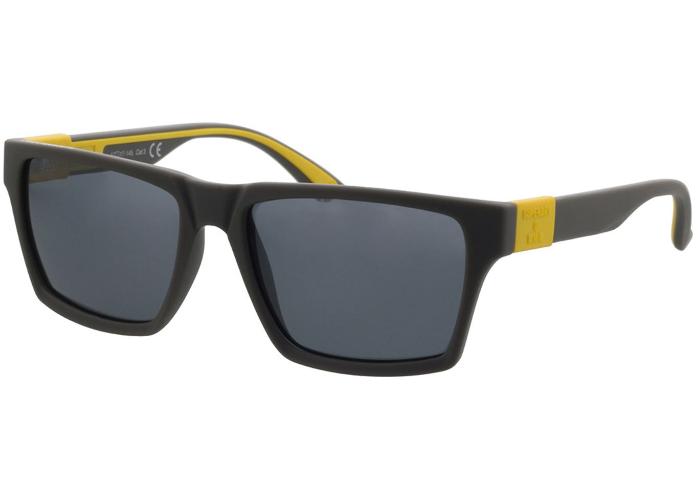 Superdry SDS Disruptive 108P 57-17 Sonnenbrille ohne Sehstärke, Herren, Vollrand, Eckig