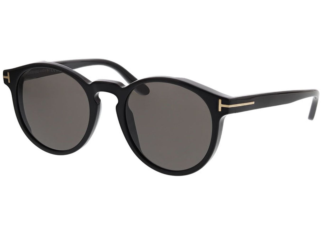 Tom Ford Ian-02 FT0591 01A 51-20 Sonnenbrille mit Sehstärke erhältlich, Damen/Herren, Vollrand, panto