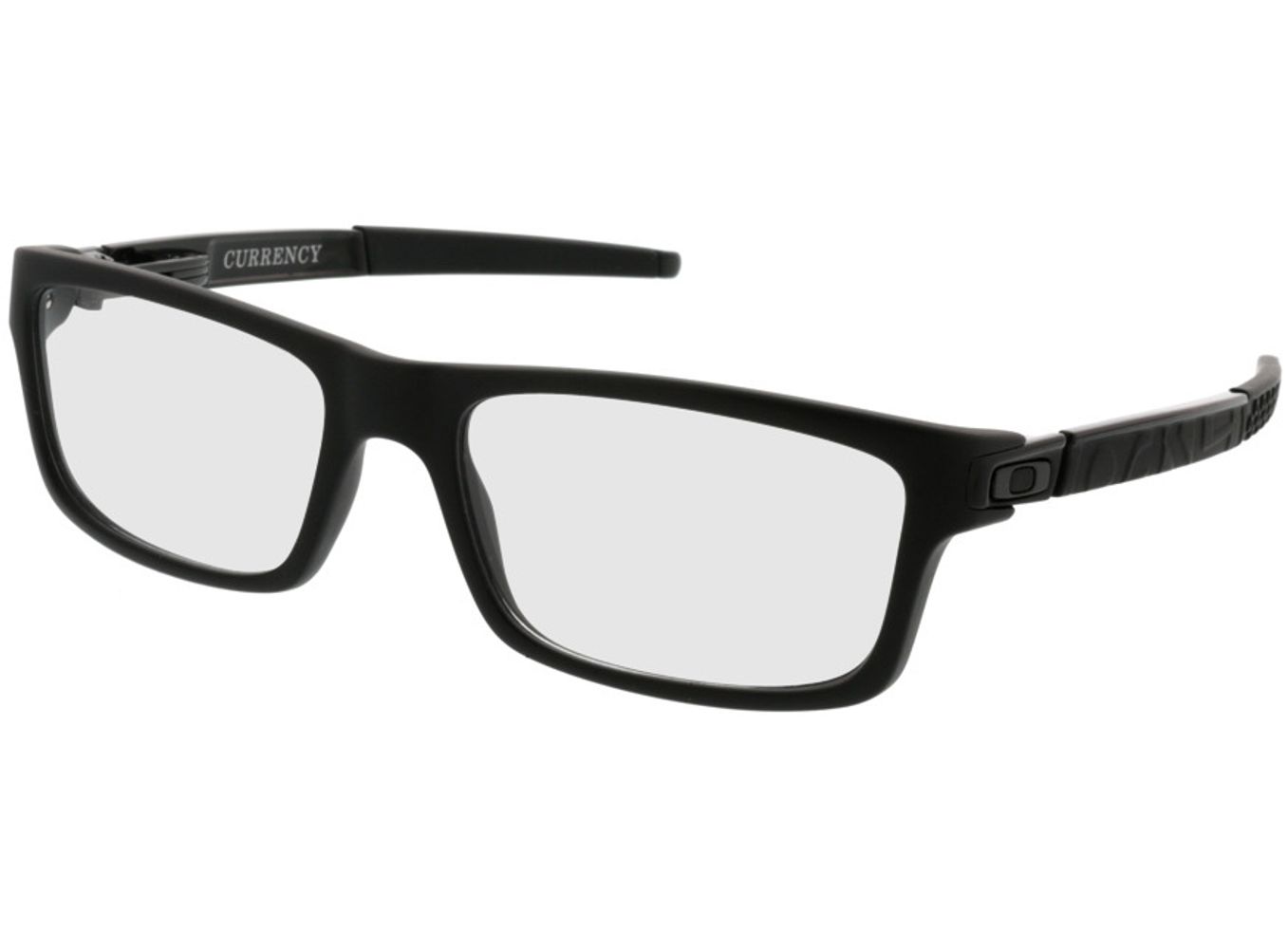 Oakley Currency OX8026 01 54-17 Brillengestell inkl. Gläser, Herren, Vollrand, Rechteckig