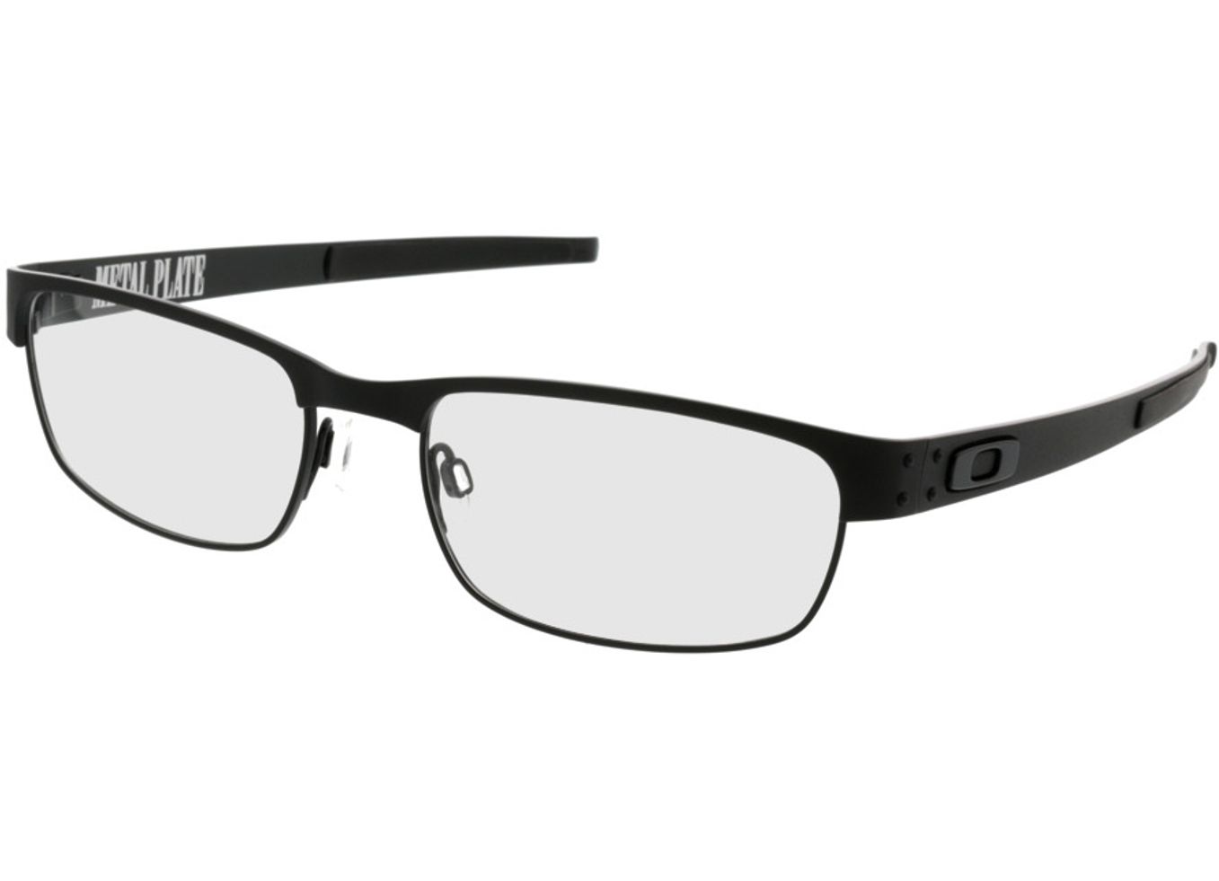 Oakley Metal Plate OX5038 05 55-18 Brillengestell inkl. Gläser, Herren, Vollrand, browline