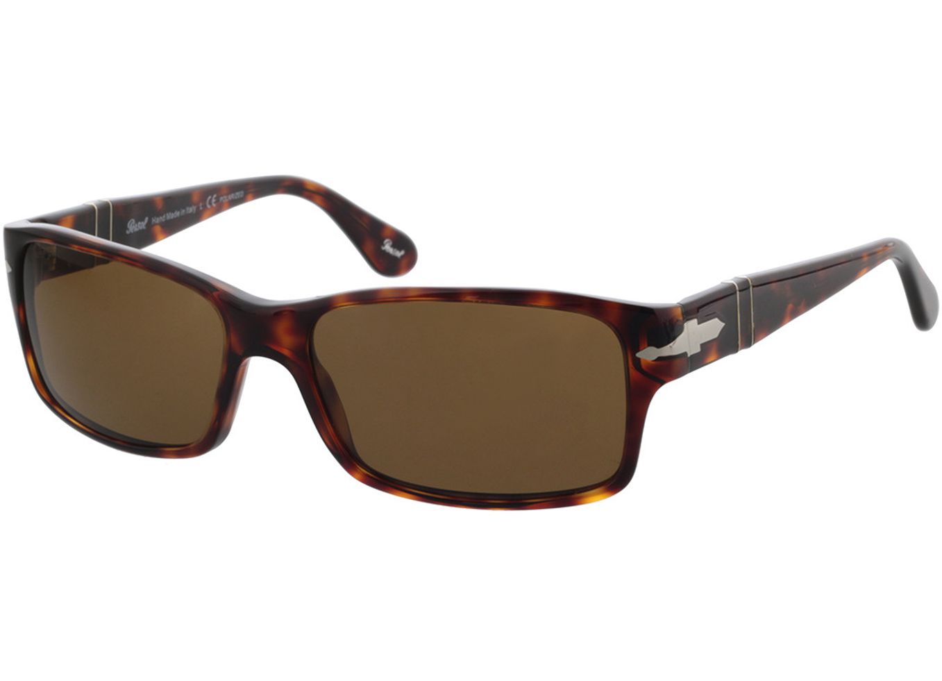 Persol PO2803S 24/57 58-16 Sonnenbrille ohne Sehstärke, Herren, Vollrand, Eckig