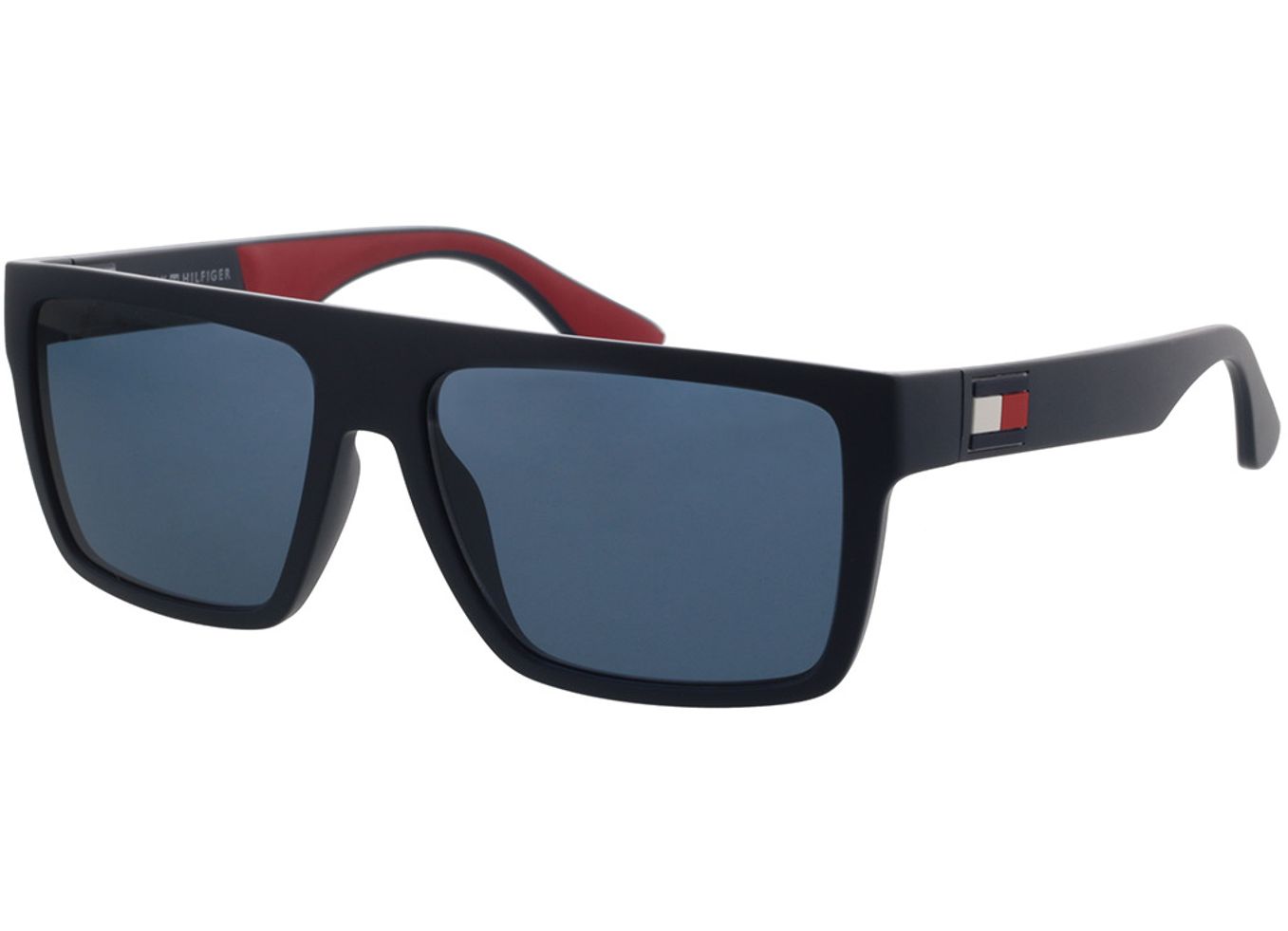 Tommy Hilfiger TH 1605/S IPQ/KU 56-16 Sonnenbrille ohne Sehstärke, Herren, Vollrand, Rechteckig