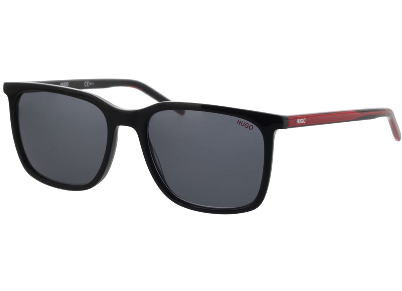 Hugo HG 1027/S OIT/IR 55-18 Sonnenbrille mit Sehstärke erhältlich, Herren, Vollrand, Rechteckig