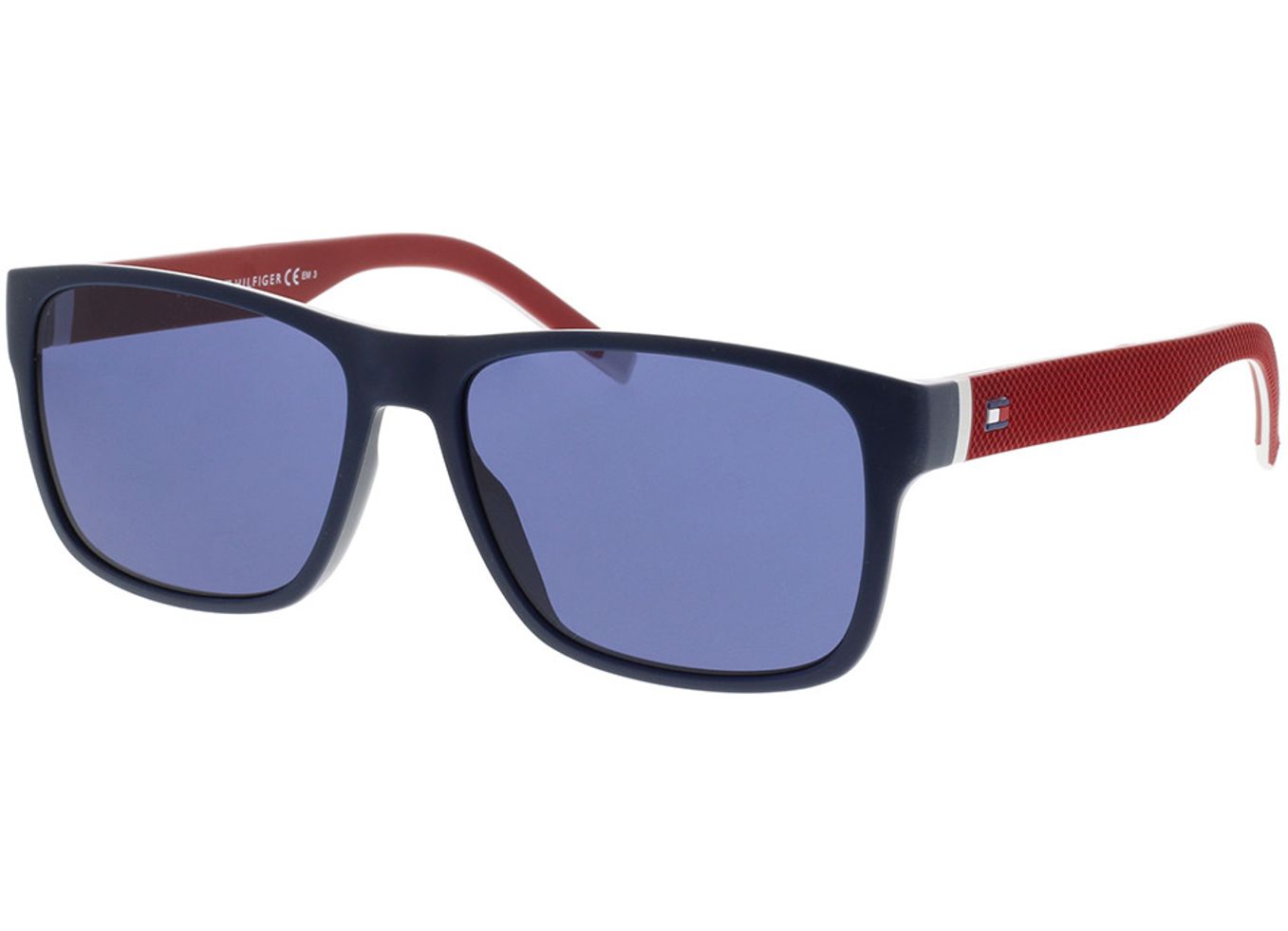 Tommy Hilfiger TH 1718/S 8RU 56-16 Sonnenbrille mit Sehstärke erhältlich, Herren, Vollrand, Eckig