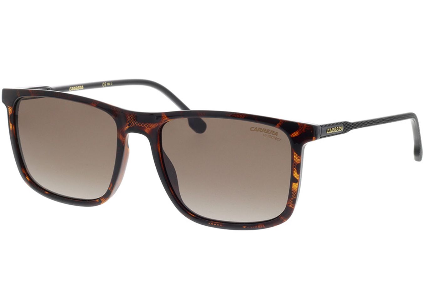 Carrera CARRERA 231/S 086 55-18 Sonnenbrille mit Sehstärke erhältlich, Herren, Vollrand, Eckig