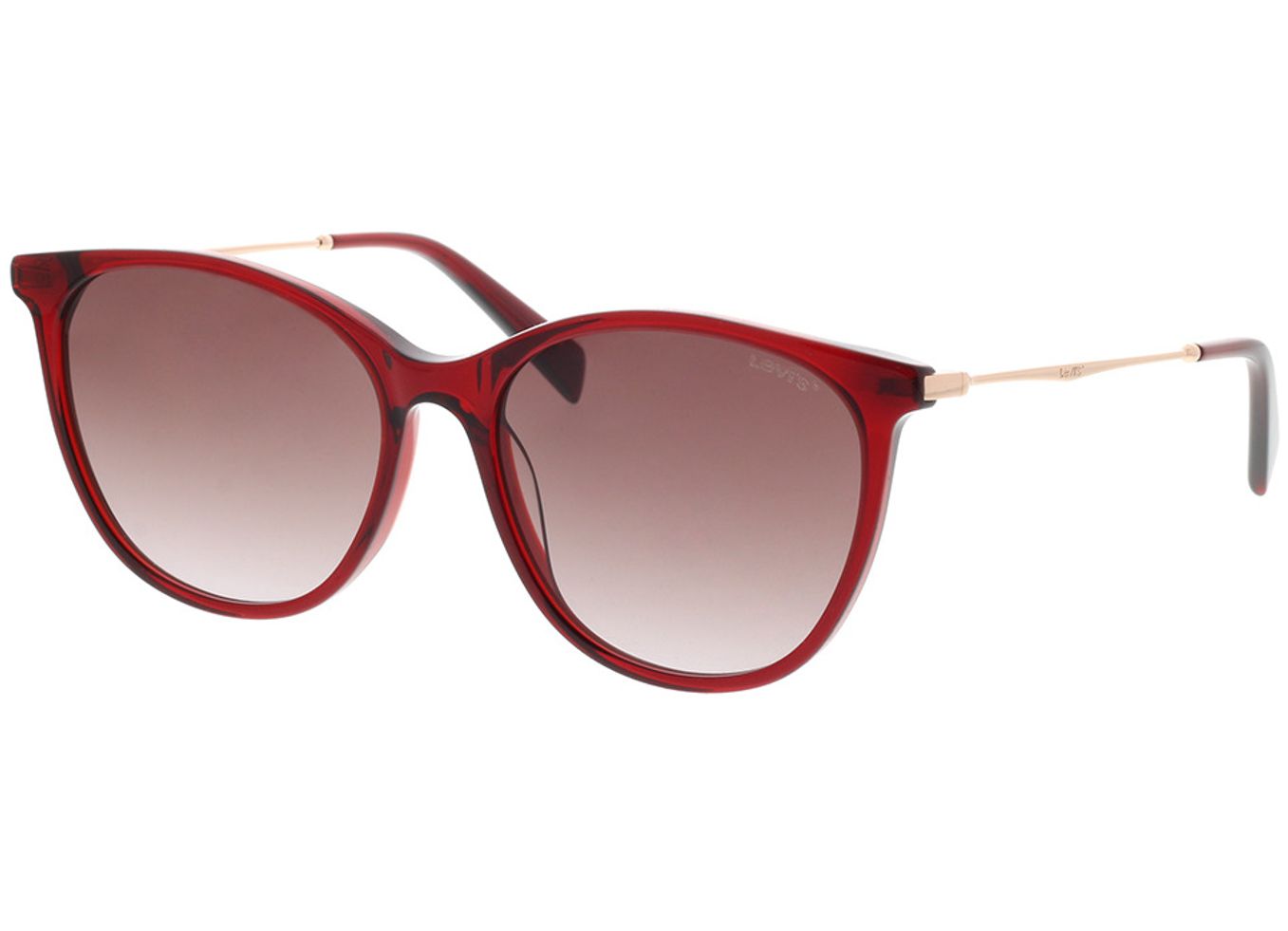 Levi's LV 5006/S C9A 55-16 Sonnenbrille mit Sehstärke erhältlich, Damen, Vollrand, Eckig