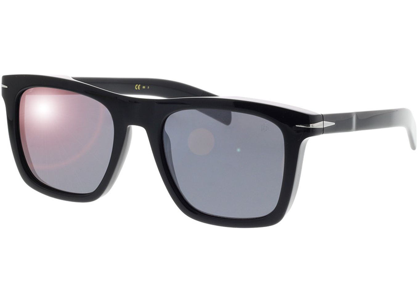 David Beckham DB 7000/S 807 51-20 Sonnenbrille ohne Sehstärke, Herren, Vollrand, Eckig